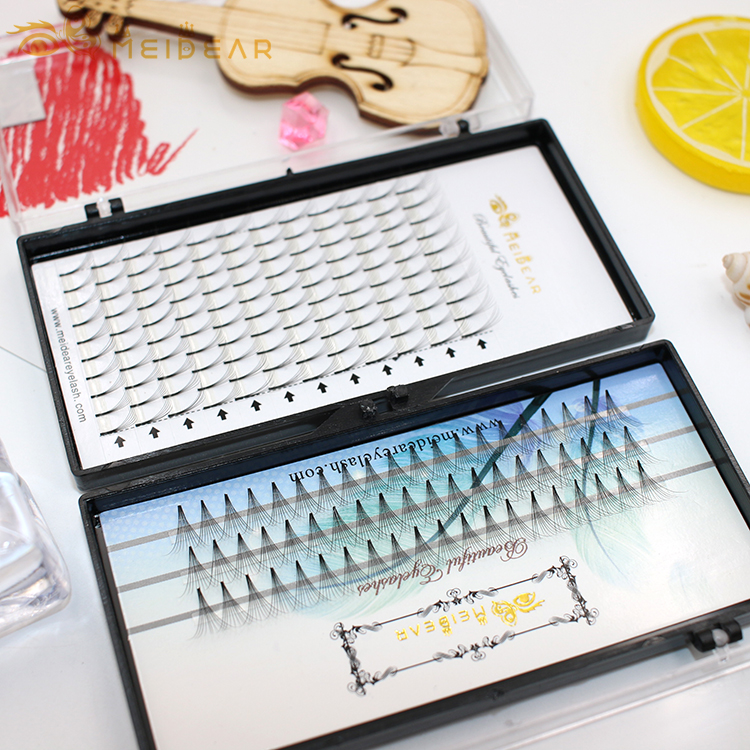 Best price factory provide handmade premade fans volume eyelash extension with own brand